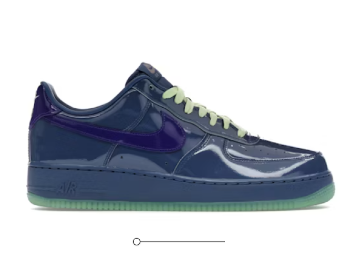 Nike Air Force 1 Low Patent Leather Mystic Navy Grape Ice IO4489-400