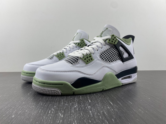 air jordan 4 wmns "oil green" aq9129-103