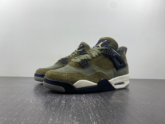 air jordan 4 craft "medium olive" fb9927-200