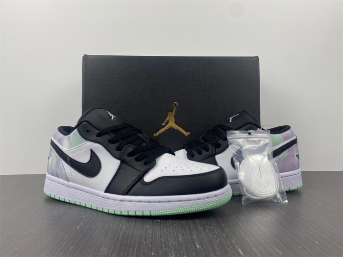 air jordan 1 low "tie-dye" dm1199-100