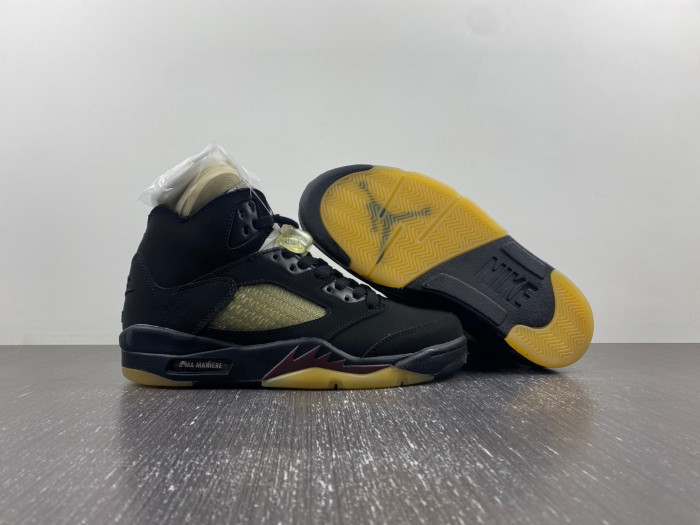 a ma maniére x air jordan 5 "black" fd1330-001