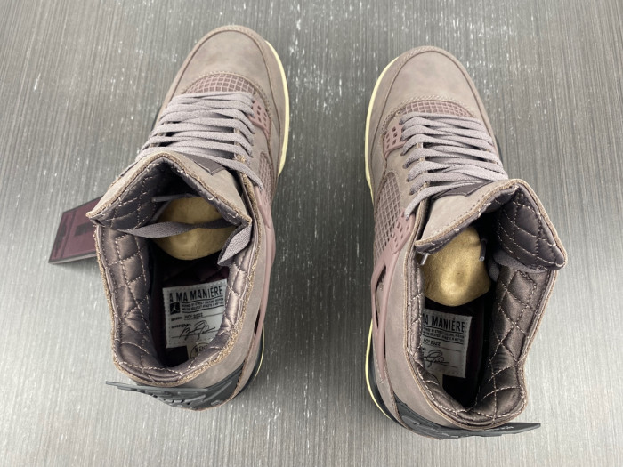 a ma maniére x air jordan 4 violet ore dv6773-220