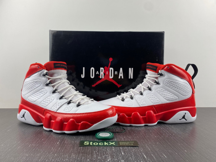 air jordan 9 retro white gym red 302370-160