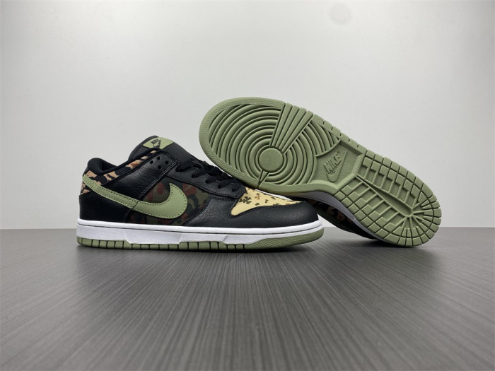 nike dunk low crazy camo shoes dh0957-001