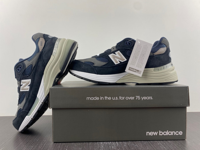 new balance 992 navy grey - m992gg