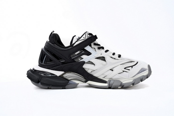Ba*len*cia*ga track 2 sneaker black and white 568614 w2gn3 1090