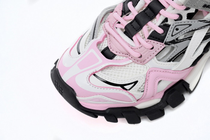 belanciaga Track 2 Sneaker Pink White 568615 W3AE2 5291