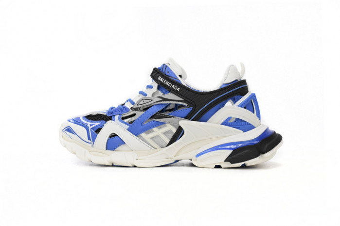 belanciaga Track 2 Sneaker Blue White 568614 W3AE2 4191