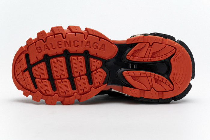 belanciaga Track 2 Sneaker Dark Grey Orange 570391 W2GN1 2002