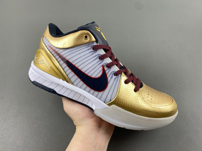 nike kobe 4 protro “gold medal” fq3544-100
