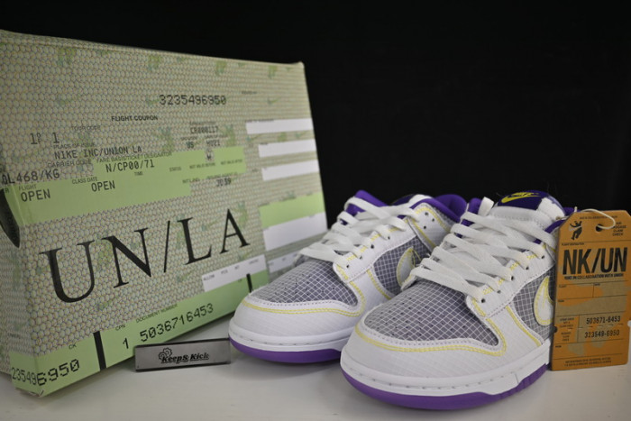 union x nike dunk low “court purple” dj9649-401