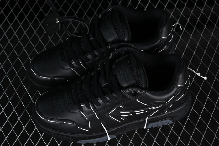 off-white out of office leather sneakers