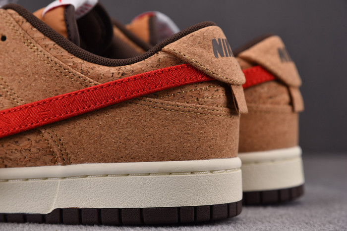 clot x nike dunk low "cork" fn0317-121