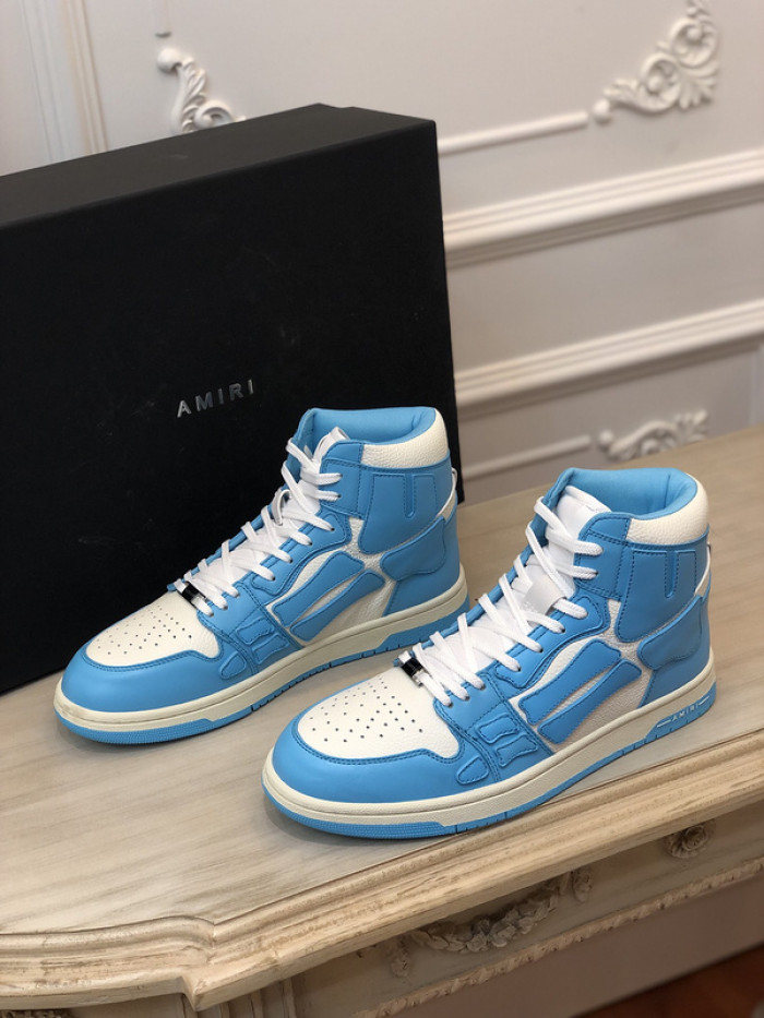amiri* skel leather sneakers
