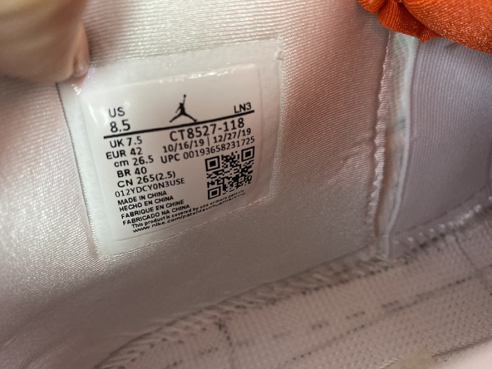 air jordan 4 retro "metallic orange" ct8527-118