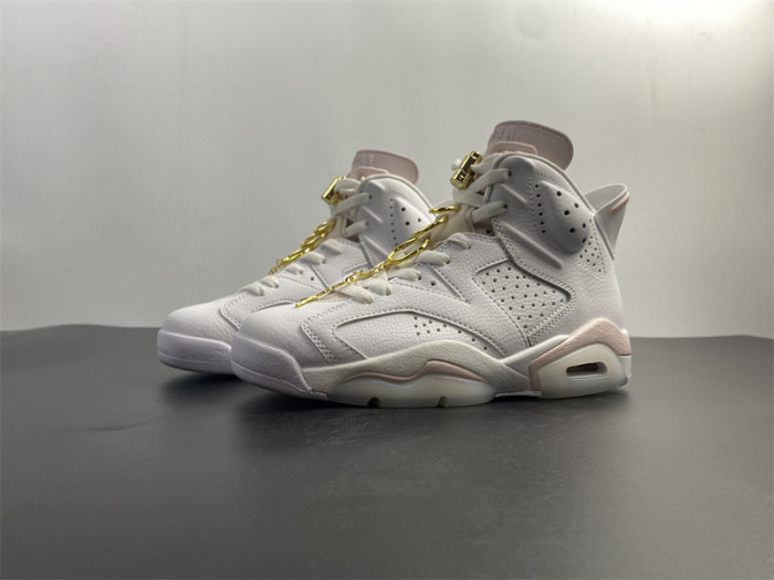 air jordan 6 gold hoops wmns dh9696-100