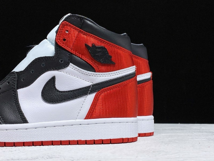 air jordan 1 high og "satin black toe" - cd0461-016