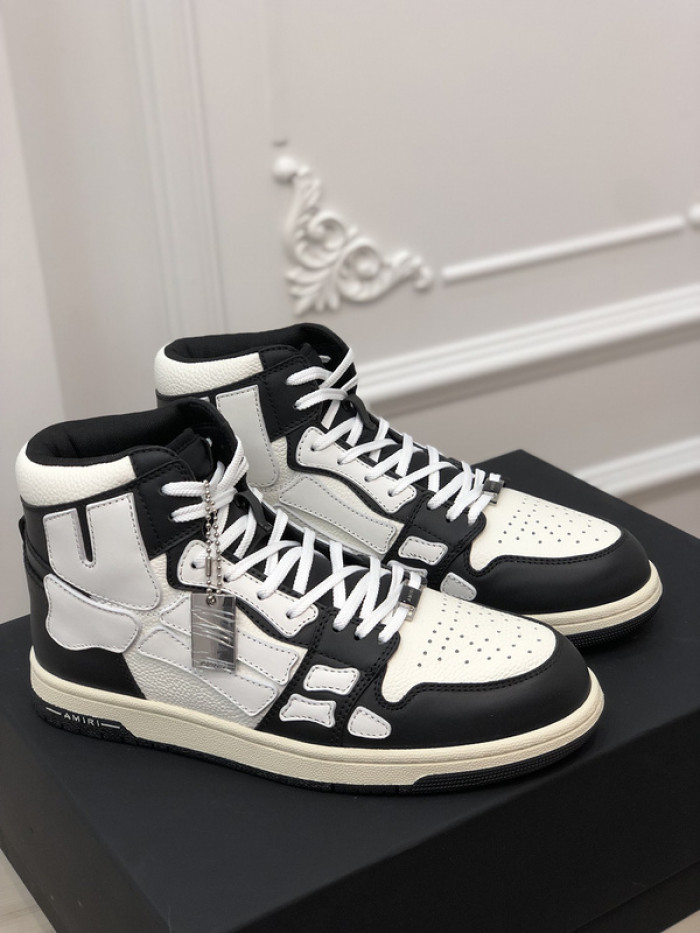 amiri* skel leather sneakers