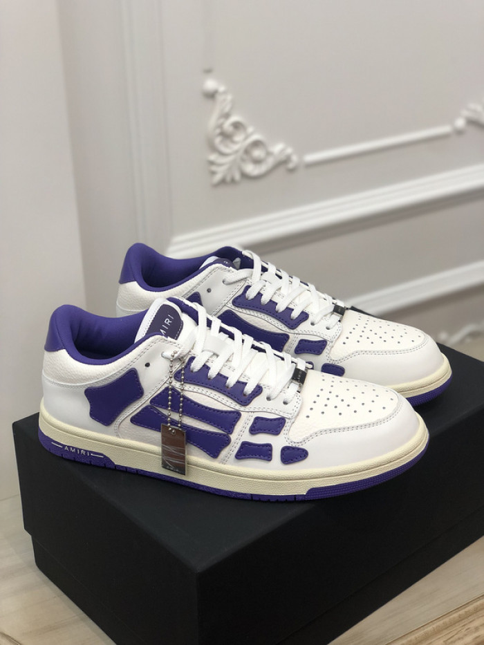 amiri* skel leather sneakers