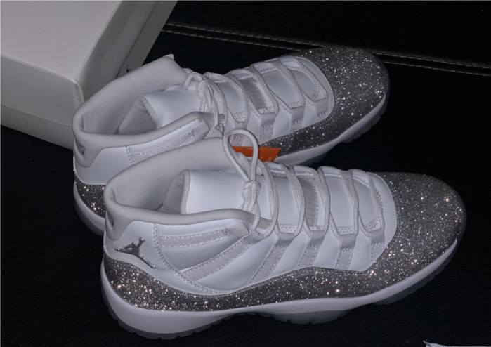 air jordan 11 retro "metallic silver" ar0715 100