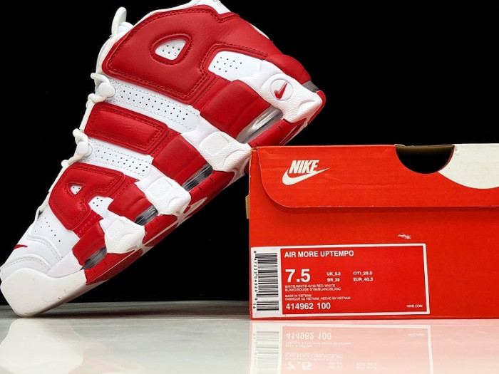 Nike Air More Uptempo White/Gym Red 414962-100