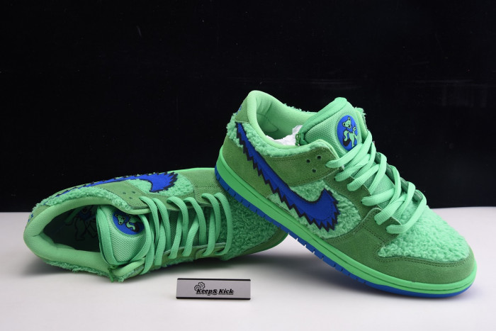 nike sb dunk low "grateful dead - green bear" - cj5378 300