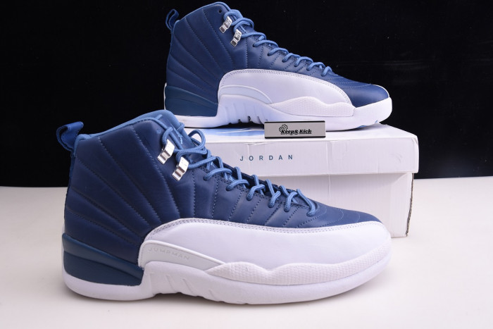air jordan 12 indigo stone blue 130690-404