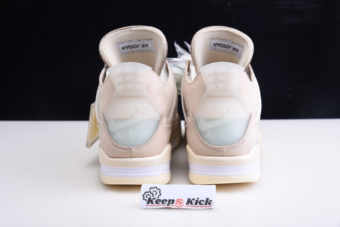 off white air jordan 4 sail cv9388-100
