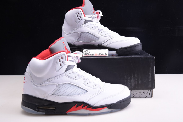 air jordan 5 fire red 3m silver tongue 2020 da1911-102