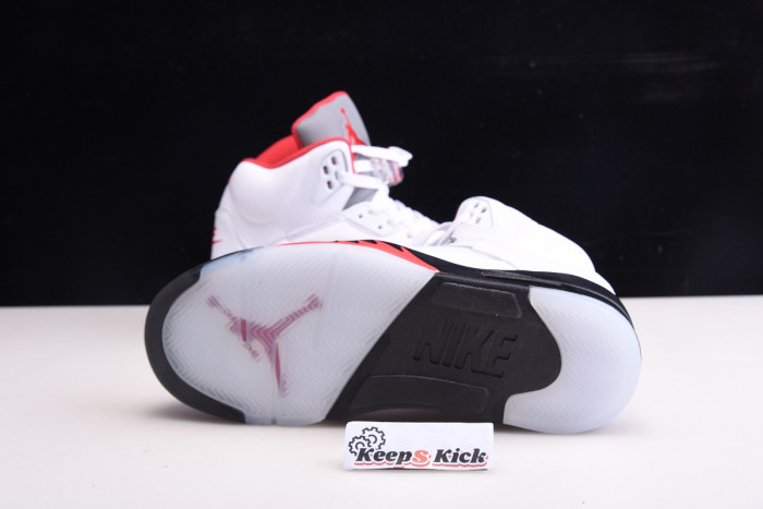 air jordan 5 fire red 3m silver tongue 2020 da1911-102