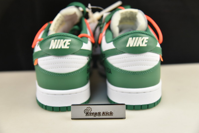 off white nike dunk low pine green ct0856-100