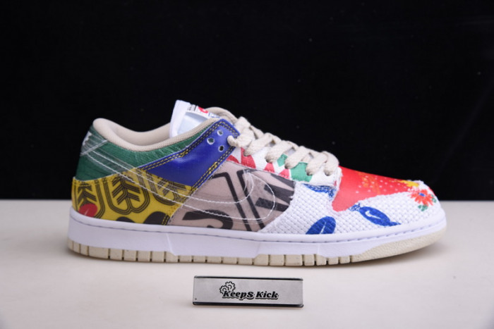 nike dunk low city market da6125-900