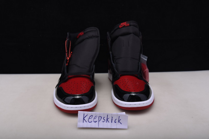 air jordan 1 bred patent leather 555088-063