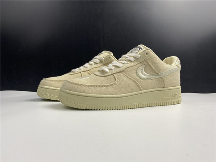 stussy nike air force 1 fossil cz9084-200