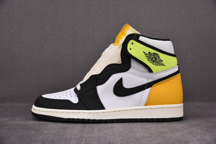 air jordan 1 retro high og ''volt gold'' 555088-118